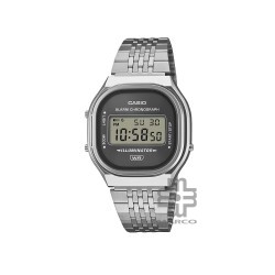 Casio Vintage A140WE-8A Silver Stainless Steel Band Men / Women Watch
