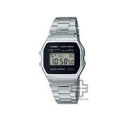 Casio Vintage A158WEA-1 Silver Stainless Steel Band Men Watch / Women Watch
