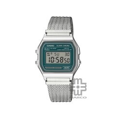 Casio Vintage A158WEM-3 Stainless Steel Mesh Band Men Watch / Women Watch