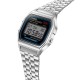 Casio Vintage A159WA-N1 Silver Stainless Steel Band Men Watch / Women Watch