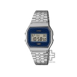 Casio Vintage A159WEVJ-2 Stainless Steel Band Men Watch / Women Watch