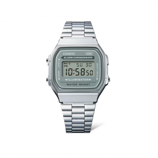 Casio Vintage A168WA-3AY Silver Stainless Steel Band Men Watch / Women Watch Casio Vintage A168WA-3AY Silver Stainless Steel Band Men Watch / Women Watch