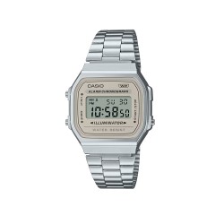 Casio Vintage A168WA-8AY Silver Stainless Steel Band Men Watch / Women Watch