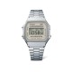 Casio Vintage A168WA-8AY Silver Stainless Steel Band Men Watch / Women Watch
