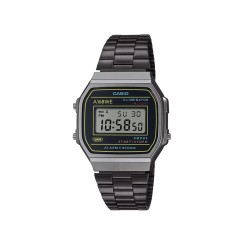Casio Vintage A168WEHB-1A Black Stainless Steel Men Watch / Women Watch Casio Vintage A168WEHB-1A Black Stainless Steel Men Watch / Women Watch