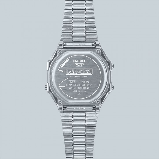 Casio Vintage A168WEPC-7A PAC-MAN Stainless Steel Band Men Watch / Women Watch / Unisex Watch Casio Vintage A168WEPC-7A PAC-MAN Stainless Steel Band Men Watch / Women Watch / Unisex Watch
