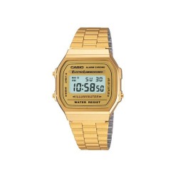 Casio Vintage A168WG-9W Gold Stainless Steel Band Men Watch / Women Watch
