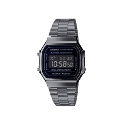 Casio Vintage A168WGG-1B Grey Stainless Steel Band Men Watch / Women Watch Casio Vintage A168WGG-1B Grey Stainless Steel Band Men Watch / Women Watch