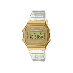 Casio Vintage A168XESG-9A Transparent Band Women / Men / Unisex Watch Casio Vintage A168XESG-9A Transparent Band Women / Men / Unisex Watch