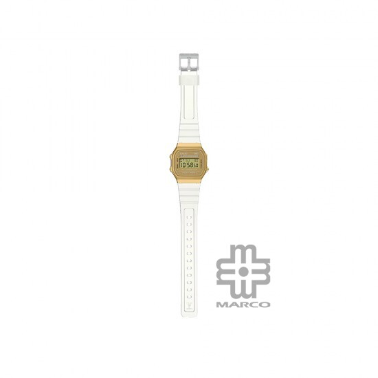 Casio Vintage A168XESG-9A Transparent Band Women / Men / Unisex Watch