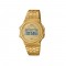 Casio Vintage A171WEG-9A Gold Stainless Steel Band Men Watch / Women Watch