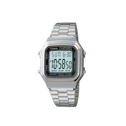 Casio Vintage A178WA-1A Stainless Steel Band Men Watch / Women Watch Casio Vintage A178WA-1A Stainless Steel Band Men Watch / Women Watch