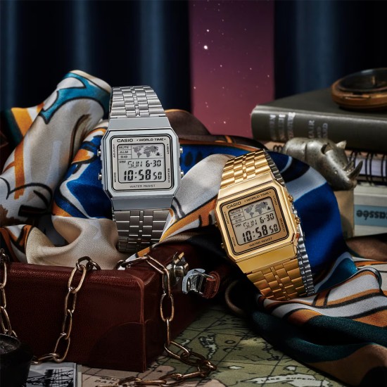 Casio Vintage A500WA-7 Silver Stainless Steel Band Men Watch / Women Watch Casio Vintage A500WA-7 Silver Stainless Steel Band Men Watch / Women Watch