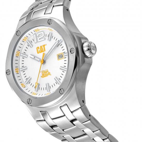 CAT NAVIGO A9-141-11-232 Stainless Steel Band Analog Watch | 10 ATM | 44 MM | 2Y Warranty