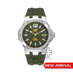 CAT NAVIGO A9-141-23-333 Green Silicone Band Analog Watch | 10 ATM | 44 MM | 2Y Warranty