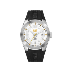 CAT T7 DATE AB-141-21-237 BLACK SILICON STRAP MEN WATCH