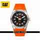 CAT T7 DATE AB-141-24-134 ORANGE SILICON STRAP MEN WATCH CAT T7 DATE AB-141-24-134 ORANGE SILICON STRAP MEN WATCH