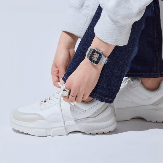 Casio Vintage ABL-100WE-1A Silver Stainless Steel Band Men Watch / Women Watch