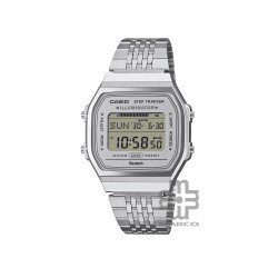 Casio Vintage ABL-100WE-7A Silver Stainless Steel Band Men Watch / Women Watch