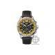 Caterpillar Boston Chrono AD-143-34-137 Black Yellow Leather Chrono Analog Watch | 44M | 2Y Warranty