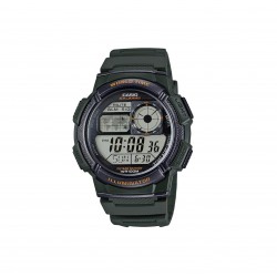 Casio General AE-1000W-3AV Green Resin Band Men Watch