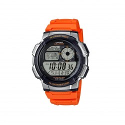 Casio General AE-1000W-4BV Orange Resin Band Men Watch