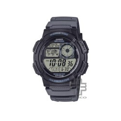 Casio General AE-1000W-8AV Grey Resin Band Men Watch Casio General AE-1000W-8AV Grey Resin Band Men Watch