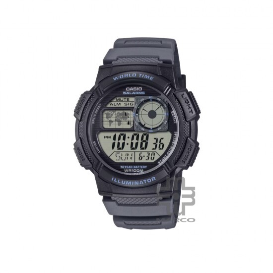 Casio General AE-1000W-8AV Grey Resin Band Men Watch