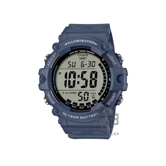 Casio General AE-1500WH-2AV Blue Resin Band Men Watch Casio General AE-1500WH-2AV Blue Resin Band Men Watch