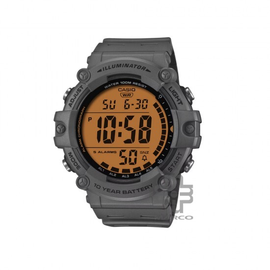 Casio General AE-1500WHC-8AV Grey Resin Band Men Watch