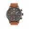 CAT AG MULTI AG-159-35-524 BROWN LEATHER STRAP MEN WATCH