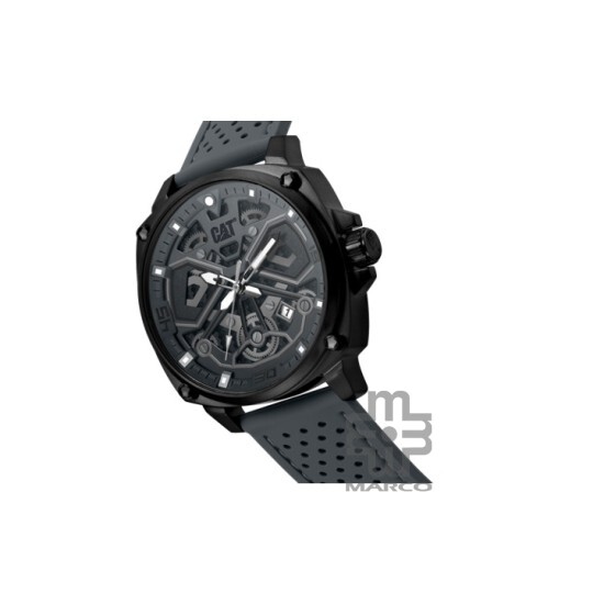 Caterpillar Tokyo AJ-151-25-525 Grey Silicone Analog Watch | 3 Hand Movement | 44MM | 2Y Warranty Caterpillar Tokyo AJ-151-25-525 Grey Silicone Analog Watch | 3 Hand Movement | 44MM | 2Y Warranty