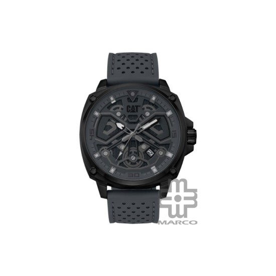 Caterpillar Tokyo AJ-151-25-525 Grey Silicone Analog Watch | 3 Hand Movement | 44MM | 2Y Warranty Caterpillar Tokyo AJ-151-25-525 Grey Silicone Analog Watch | 3 Hand Movement | 44MM | 2Y Warranty