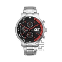 Caterpillar Sail AK-149-11-128 Silver Stainless Steel Analog Watch | Multi Movement | 46MM | 2Y Warranty