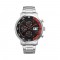 Caterpillar Sail AK-149-11-128 Silver Stainless Steel Analog Watch | Multi Movement | 46MM | 2Y Warranty