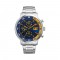 Caterpillar Sail AK-149-11-627 Silver Stainless Steel Analog Watch | Multi Movement | 46MM | 2Y Warranty