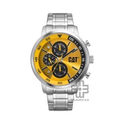 Caterpillar Sail AK-149-11-721 Silver Stainless Steel Analog Watch | Multi Movement | 46MM | 2Y Warranty