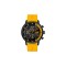 Caterpillar Sail AK-169-27-127 Black Yellow Silicone Analog Watch | Multi Movement | 46MM | 2Y Warranty