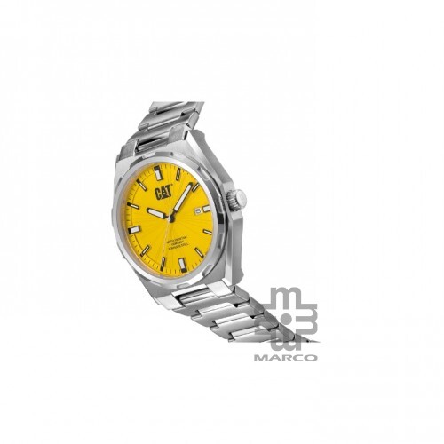 Caterpillar California AL-141-11-721 Yellow Stainless Steel Analog Watch | 43MM | 2Y Warranty