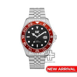 Caterpillar R-TYPE 1.2 AO-141-11-120| Black Dial | Stainless Steel | Analogue Watch | 2Y Warranty
