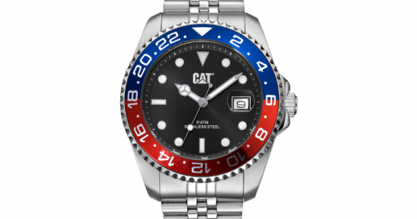 Montre Homme CATERPILLAR Modèle A1 141 21 228 - Affichage Analogique Avec Date - Neuf Avec Étiquettes