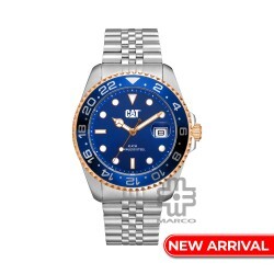 Caterpillar R-TYPE 1.2 AO-141-11-629| Navy Blue Dial | Stainless Steel | Analogue Watch | 2Y Warranty