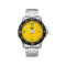Caterpillar DOWNFORCE AP-141-11-717 | Black & Yellow Stainless Steel | Analog Watch | 10 ATM | 44MM | 2Y Warranty
