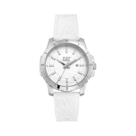 CAT DOWNFORCE WOMENS AP-341-20-222 Silicone Band Analog Watch | 10 ATM | 36MM | 2Y Warranty