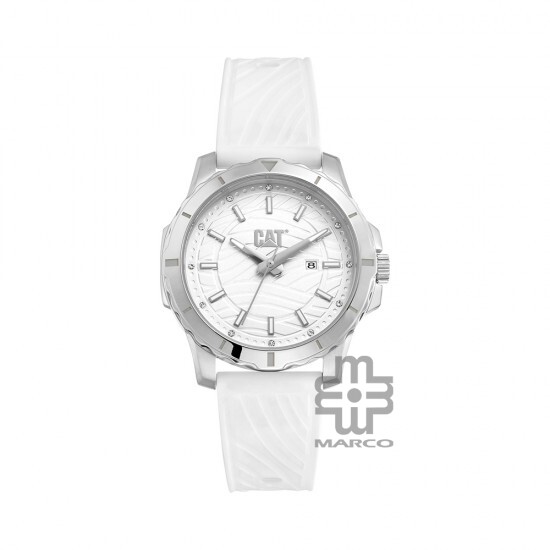 CAT DOWNFORCE WOMENS AP-341-20-222 Silicone Band Analog Watch | 10 ATM | 36MM | 2Y Warranty