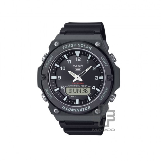 Casio General AQ-S820W-1AV Black Resin Band Men Watch