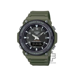 Casio General AQ-S820W-3BV Olive Resin Band Men Watch