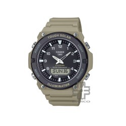 Casio General AQ-S820W-5AV Khaki Green Resin Band Men Watch