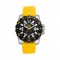 Caterpillar Steel Barricade AR-141-27-137 | Yellow Silicone l | Analog Watch | 10 ATM | 44MM | 2Y Warranty