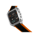 Caterpillar Retro D Multi | AS-149-28-137 | Black Orange Nylon Strap | Ana-Digit Watch | 100M WR| 2Y Warranty